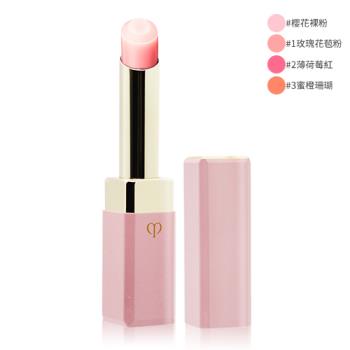 Clédepeau肌膚之鑰 奢華訂製粉漾潤唇膏，專櫃級高階護唇產品，適合各種膚質，提供柔滑潤澤的妝效。2.8g容量，輕盈不厚重，妝感自然。內含兩款色號：#1粉紅與#2紅色，可搭配不同妝容需求。產地依包裝顯示，儲存期限為3年，請詳閱產品標示。