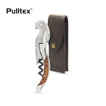【西班牙Pulltex普德斯】托雷多手感木工兩段式開瓶器組 (玫瑰木)- 單入紙盒裝