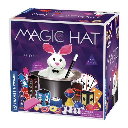 英國T&amp;K 錯覺或科學STEAM寶盒：6歲變35個魔術：魔法帽 Thames &amp; Kosmos 680282
