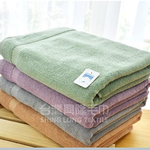 【台灣興隆毛巾】美國棉 雅痞雙股加厚浴巾 4條浴巾組/多色可選  (贈同款方巾1條)