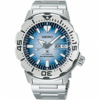 SEIKO 精工 PROSPEX 愛海洋企鵝200米潛水錶/42.4mm (4R36-11C0H/SRPG57K1)SK003