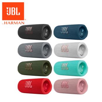 JBL Flip 6 是一款輕巧攜帶型藍芽多媒體喇叭，尺寸僅 178 x 68 x 72 mm，重 0.55 kg，支援藍芽連線，具備防潑水功能，適合戶外使用。提供黑色、紅色、藍色、綠色、灰色、白色、粉紅色、粉綠色等多種顏色選擇，產地中國，電源供應 110V，保固 1 年，NCC 認證碼 CC AK21LP1250T8，BSMI 許可字號 R63234。