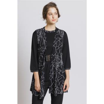 QWI法式名品絕美小香風蠶絲上衣2+2入