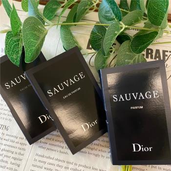 【Dior 迪奧】曠野之心 SAUVAGE 淡香水+淡香精+香精 各一支 針管 組合 強尼戴普