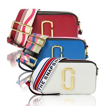 MARC JACOBS SNAPSHOT 防刮撞色雙層斜背/相機包-(多色選)