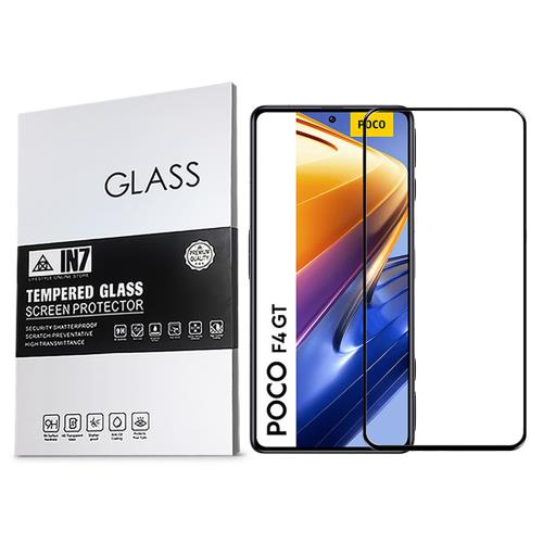 IN7 POCO F4 GT (6.67吋) 高清 高透光2.5D滿版9H鋼化玻璃保護貼 疏油疏水 鋼化膜