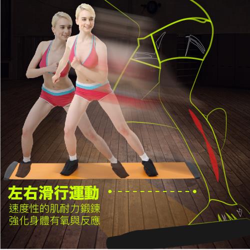 【果然有鈊】 居家健身滑行墊 室內健身 訓練墊 減肥神器 附贈鞋套