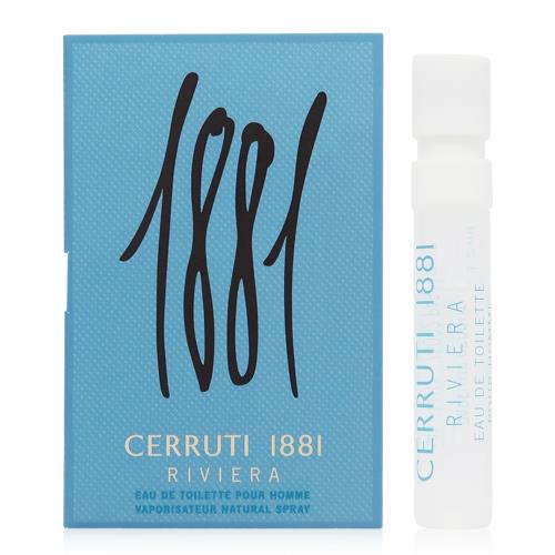 [即期優惠] Cerruti 1881 Riviera pour homme 男性淡香水 EDT 1.2ml  效期到2023.12