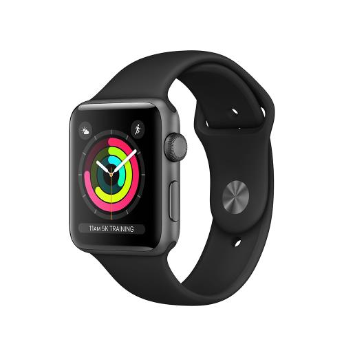 【福利品】蘋果 Apple Watch Series 3 GPS 42mm鋁金屬錶殼智慧手錶(A1859)