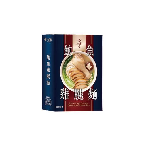 【金博家】鮑魚雞腿麵580g/盒*3入/組