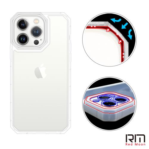 RedMoon APPLE iPhone 14 Pro 6.1吋 貓瞳盾氣墊防摔手機殼 鏡頭增高全包覆