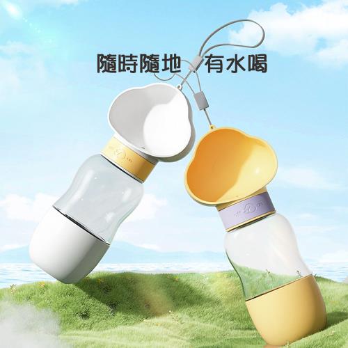 IN汪喵 雲朵造型寵物外出便攜飲水餵食器(Z423)
