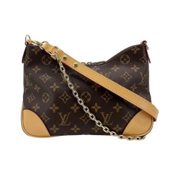 Louis Vuitton Boulogne 帆布手提/斜背包(M45832-咖)