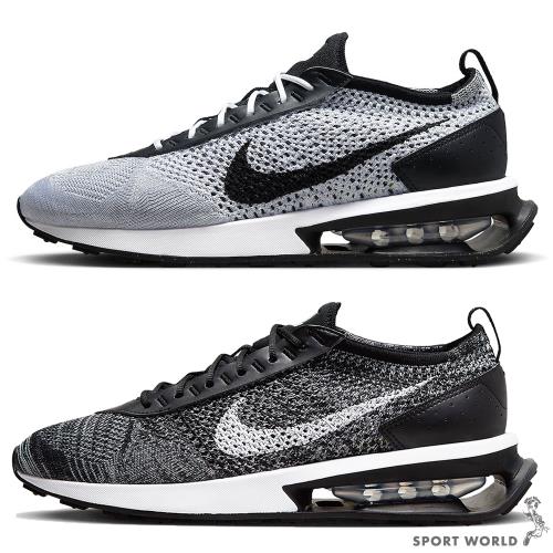 Nike Air Max Flyknit Racer 男慢跑鞋休閒鞋灰白DJ6106-002 / 黑灰