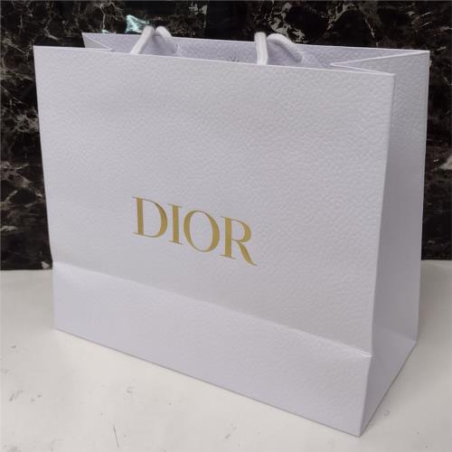 Dior 專櫃原裝紙袋 白色款 23 x 26.5 x 11.5 cm