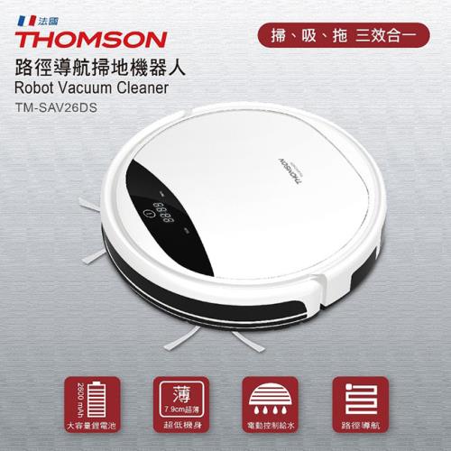 福利品 THOMSON 智能路徑導航掃地機器人 TM-SAV26DS