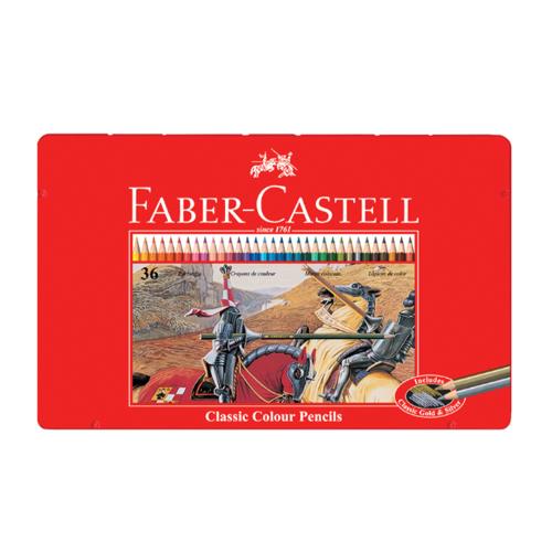 德國 Faber-Castell美術生指定用品 36色油性色鉛筆組-115846