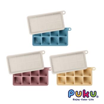 【PUKU藍色企組鵝】鉑金矽膠附蓋副食品分裝盒(三色)