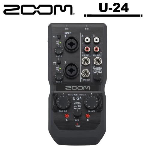 ZOOM U-24 行動錄音介面 公司貨.
