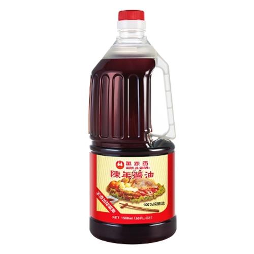 萬家香 非基改陳年醬油(1500ML)【愛買】