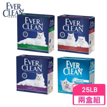 EVER CLEAN藍鑽美規貓砂25LB(11.3kg)盒 x(兩入組)