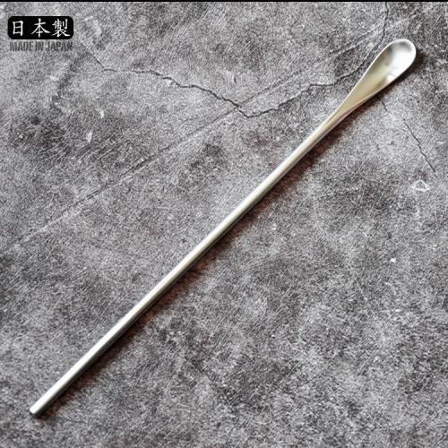 日本進口柳宗理不銹鋼攪拌勺吧勺長柄咖啡勺甜品蜂蜜勺奶茶攪拌棒
