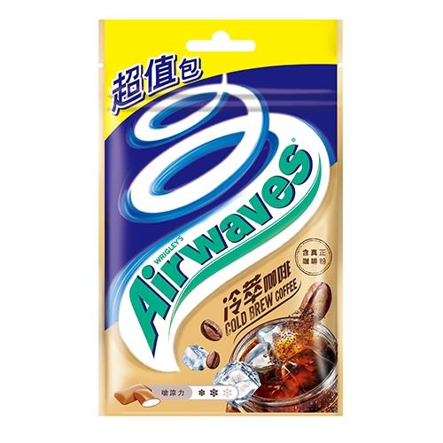 Airwaves超涼無糖口香糖冷萃咖啡62g【愛買】