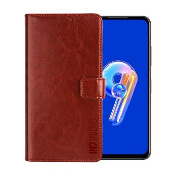 IN7 瘋馬紋 ASUS Zenfone 9/ Zenfone 10 錢包式 磁扣側掀PU皮套 吊飾孔 手機皮套保護殼