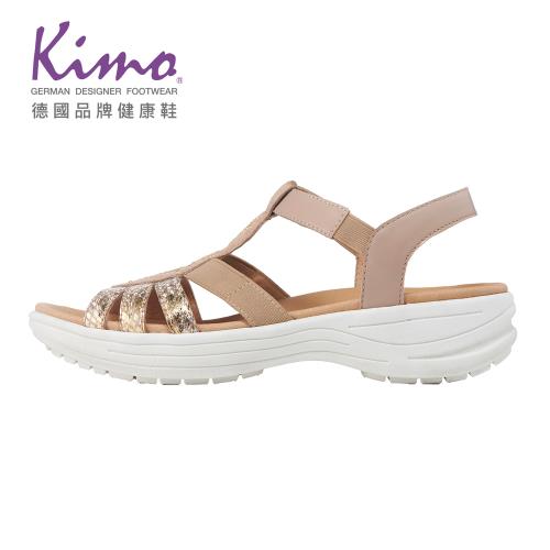 Kimo波西米亞民族風涼鞋 女鞋 (香檳金 KBJSF150035)