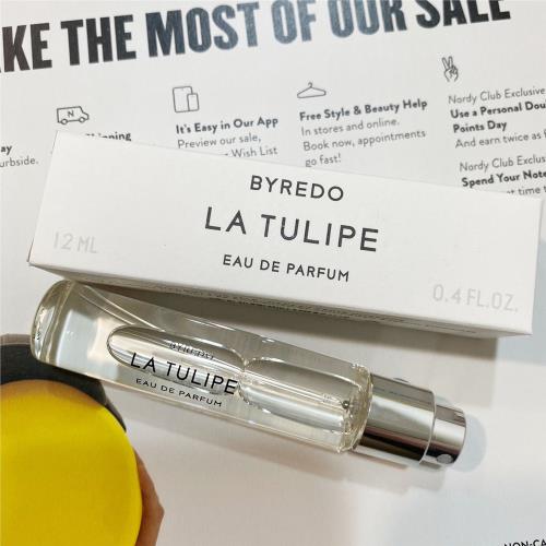 組合拆售【Byredo 】12ml 隨身噴管鬱金香La Tulipe 淡香精隨身香水