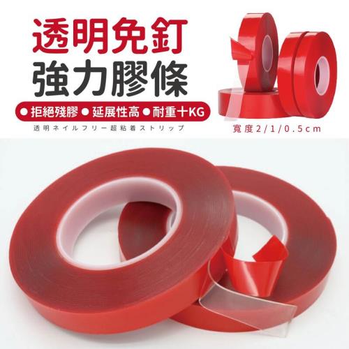 Finger pop指選好物  雙面強力膠條0.5cm買1送1-BE192