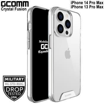 GCOMM iPhone 14ProMax 13ProMax 晶透軍規防摔殼 Crystal Fusion