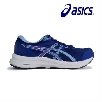 asics 亞瑟士 GEL-CONTEND 8 D 女慢跑鞋 寬楦 黯影紫+深藍色 緩震 支撐耐用佳(1012B319-402)