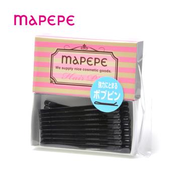 【Mapepe】便利髮夾（毛平黑）