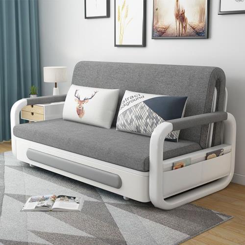 【秋秋居】折疊沙發床150cm伸縮單人床 布沙發 雙人沙發 兩用小戶型
