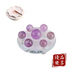 雨揚珍品】鴻運旺貴紫水晶七星陣|七星陣/文昌塔/元寶|ETMall東森購物網