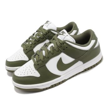 Nike Wmns Dunk Low 女鞋 橄欖綠 墨綠 白 經典 低筒 皮革 Medium Olive DD1503-120