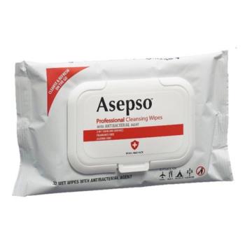 Asepso 抗菌柔濕巾(32抽/包)*24送(15抽/包)*24