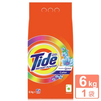 Tide亮白護色洗衣粉+Lenor花香6kg(滾筒直立適用)
