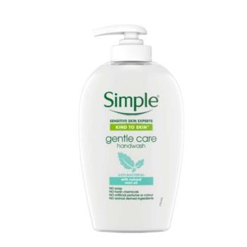 進口Simple舒敏溫和配方洗手乳(250ml)*6/箱購