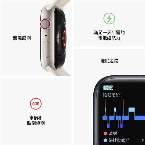 Apple Watch S8 GPS LTE 45mm 不鏽鋼錶殼+米蘭錶帶|會員獨享好康折扣