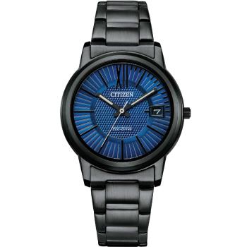 CITIZEN 星辰 Eco-Drive 藍色星空時尚石英錶-FE6017-85L