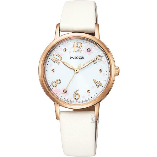 CITIZEN 星辰 wicca 七夕情人太陽能錶(KP5-166-12)