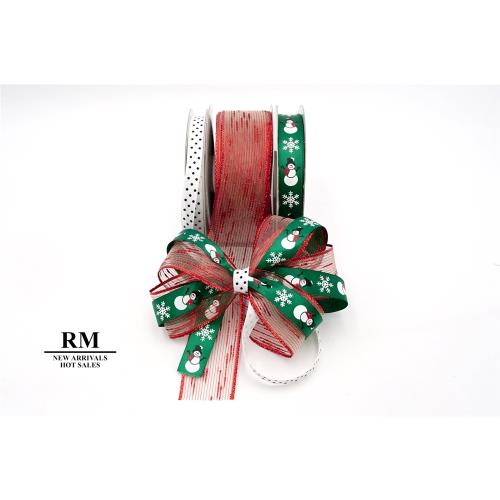 特惠套組 可愛雪人-經典款套組  緞帶套組 禮盒包裝 蝴蝶結 手工材料