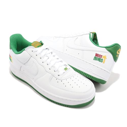 Nike 休閒鞋Air Force 1 Low Retro QS 男鞋白綠AF1 West Indies DX1156