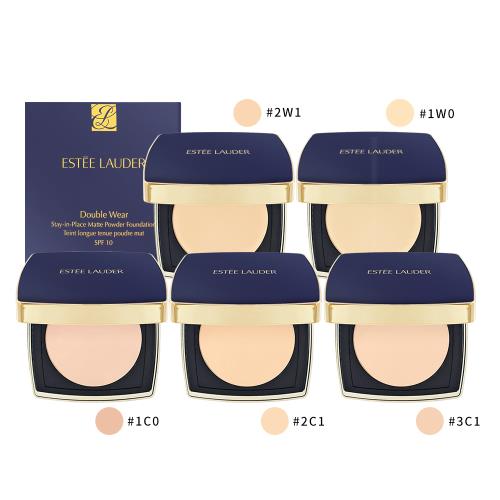 ESTEE LAUDER 雅詩蘭黛 粉持久輕透控油粉餅SPF10(12g)-#1W0/#2W1/#1C0/#2C1/#3C1-百貨公司貨