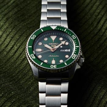 SEIKO精工 5 Sports系列 Lineup 運動潮流 機械腕錶-綠 4R36-07G0G/SRPD63K1