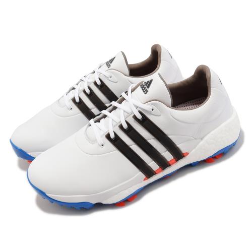 adidas 高爾夫球鞋 Tour 360 22 男鞋 白 黑 鞋釘 緩震 海外限定 愛迪達 GV7244