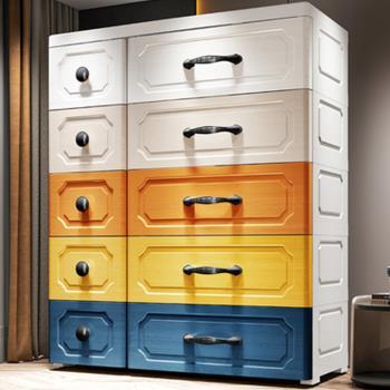 Mr.box 75大面寬-雙排歐式5層收納櫃 三色可選