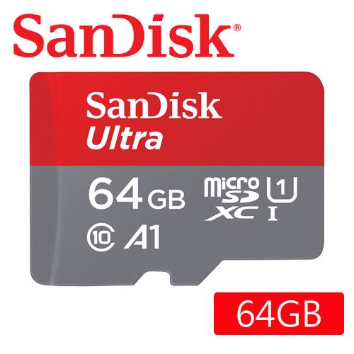 SanDisk 64GB 140MB/s Ultra microSDXC U1 A1 記憶卡